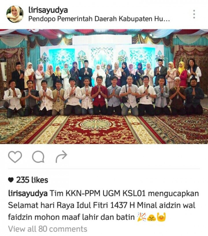 Akun <i>Instagram</i> Liris Banjir Ucapan Belasungkawa