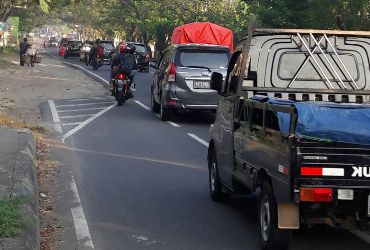 Jalur Ngawi-Solo Mulai Dipadati Kendaraan Arus Balik