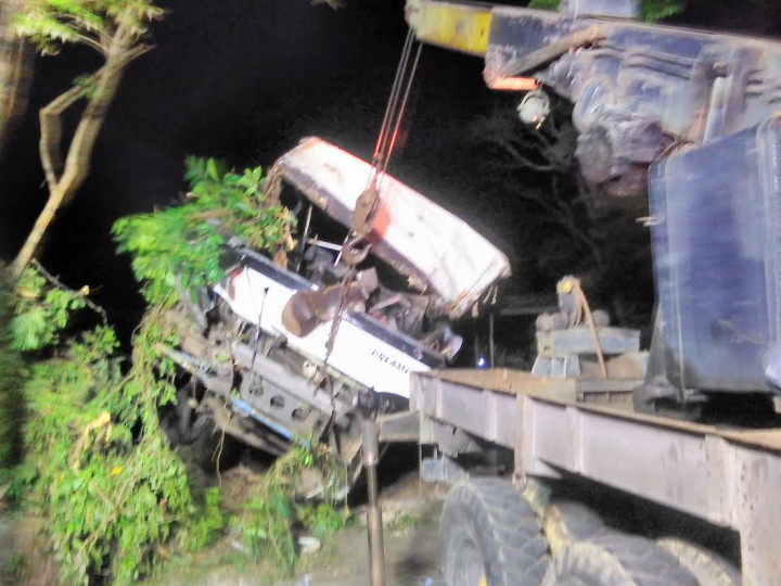 9 Orang Tewas Dalam Kecelakaan Bus di Cimahi