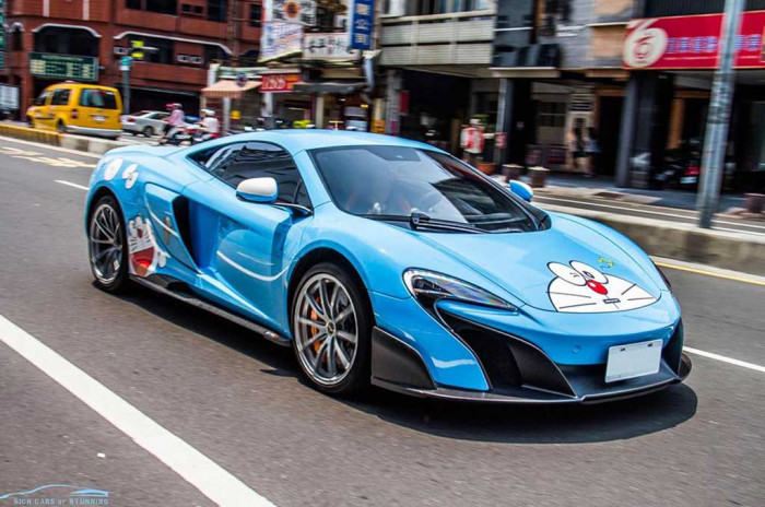 Imutnya Mclaren 675lt Doraemon