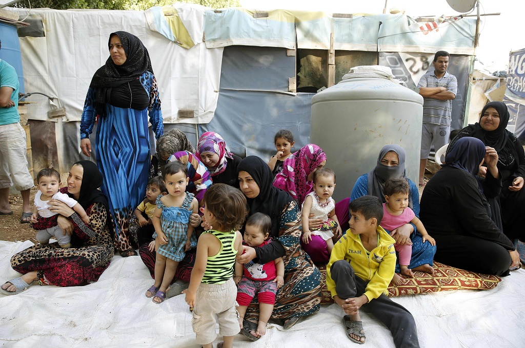 Pengungsi Suriah di kamp pengungsian di Lebanon, 22 Juni 2016. (Foto: AFP/JOSEPH EID)