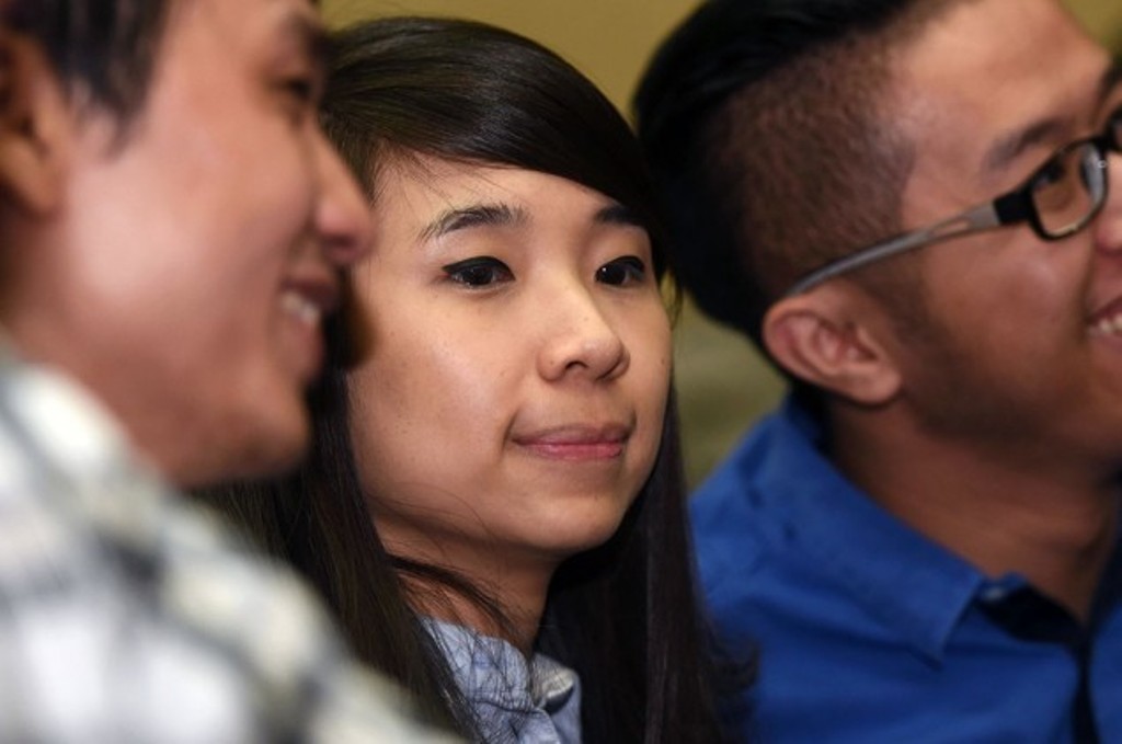 Saksi kunci kasus pembunuhan Mirna dengan terdakwa Jessica Kumala Wongso, Hani Juwita Boon. ANT/Akbar Nugroho Gumay.