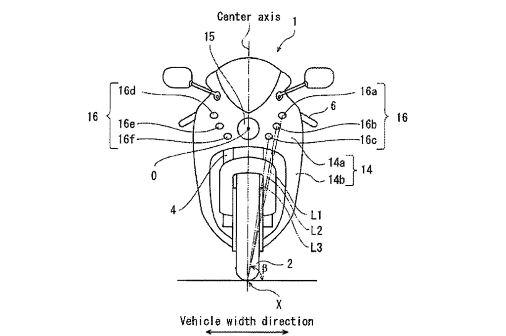 Tujuh lampu mengisi bagian depan Ninja ZX14 terbaru. Morebikes