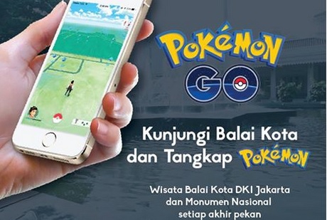 Pemerintah DKI Gunakan Pokemon Go untuk Tarik Wisatawan