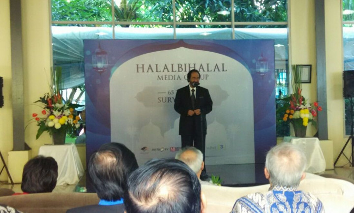 Halal Bihalal Media Group, Surya Paloh Beri Semangat Mencapai Cita-Cita