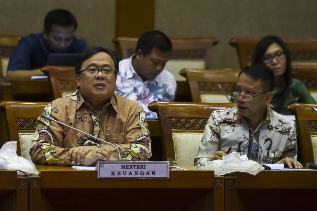 Menkeu  Bambang Brodjonegoro. ANTARA FOTO/Hafidz Mubarak A.