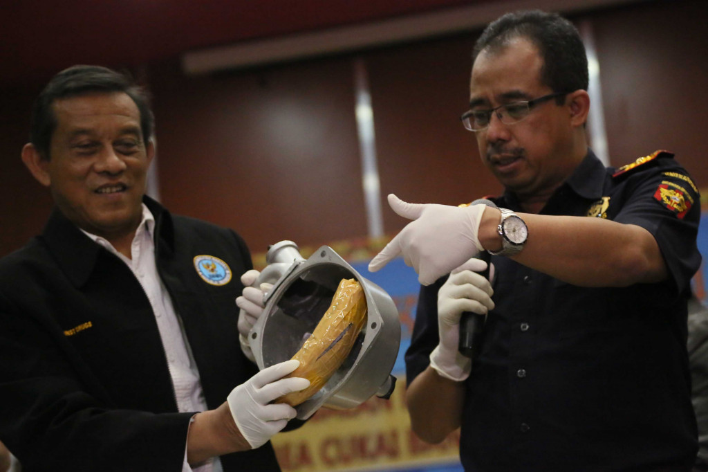 Direktur Jenderal Bea dan Cukai Kementerian Keuangan, Heru Pambudi (kanan). MI RAMDANI. 