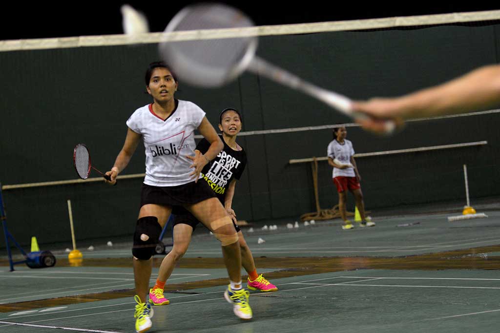 Tim Bulu Tangkis Olimpiade Terus Berlatih