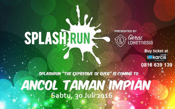 Splash Run 2016, Event Lari Terseru dan Ekspresif di Jakarta