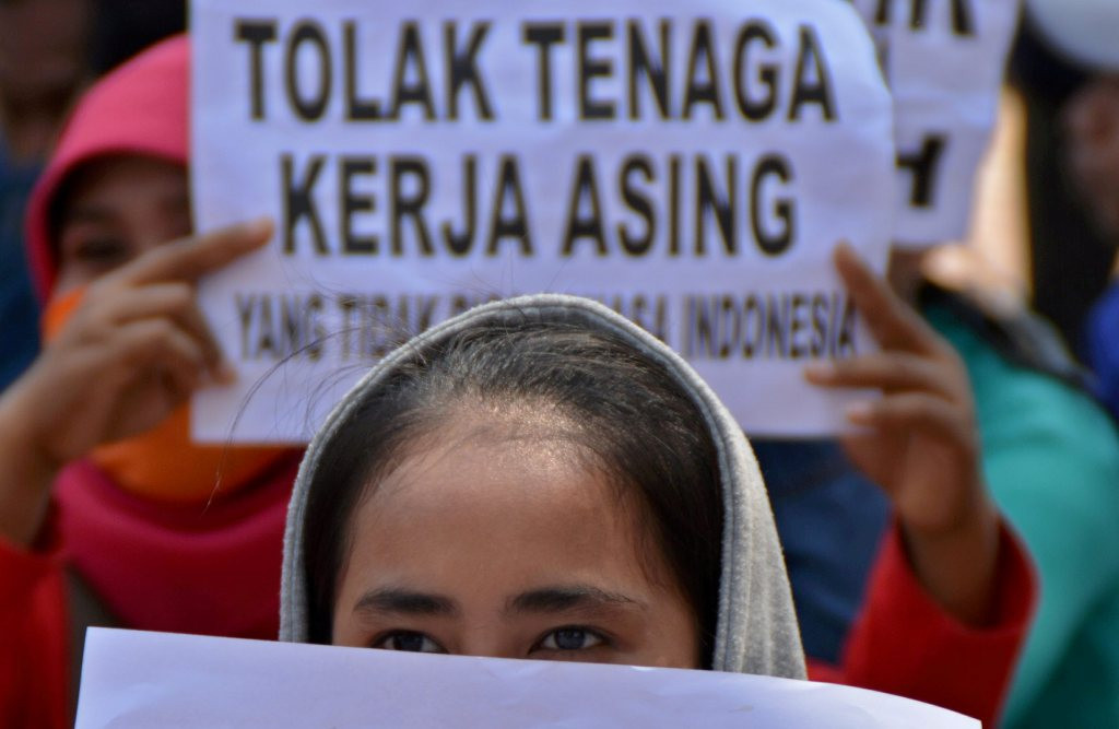 Serbuan tenaga kerja asing harus dikendalikan agar tak mengancam pekerja lokal (Foto:Antara/R Rekotomo)