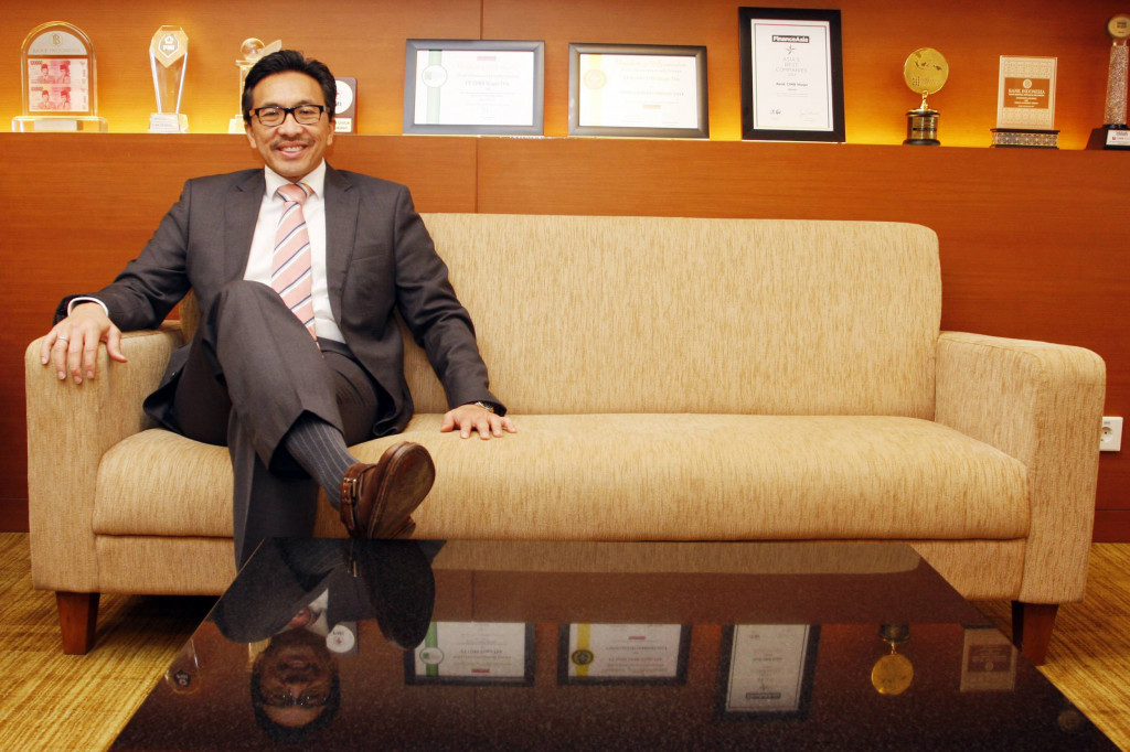 Presiden Direktur CIMB Niaga Tigor M Siahaan.Terbit GALIH PRADIPTA 