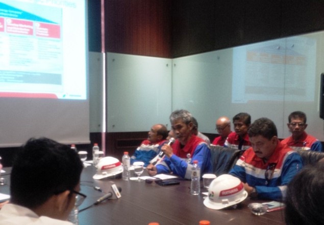 Pertamina upstream director Syamsu Alam (Photo:MTVN/Dian Ihsan Siregar)