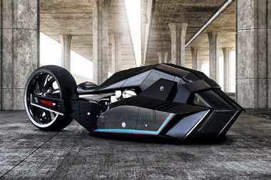Tampang BMW Titan Konsep Bakal Motor Batman