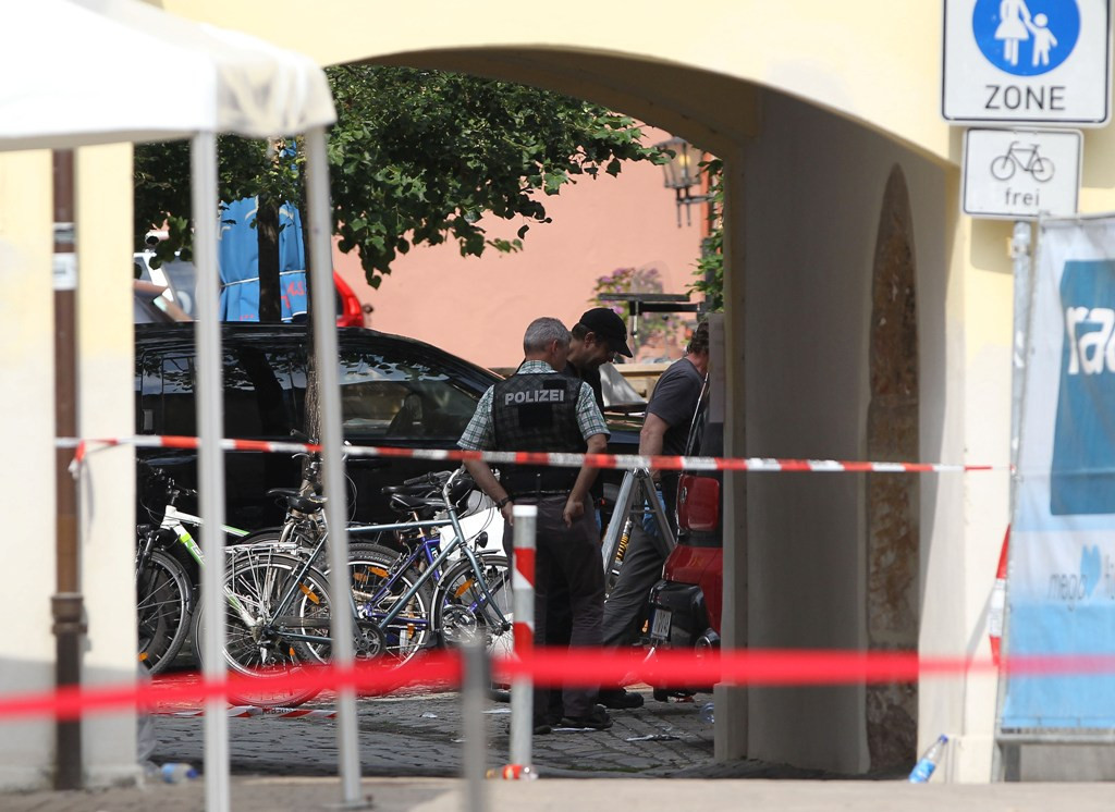 Lokasi ledakan di Jerman (Foto: AFP)