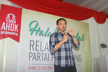 Ahok Semobil dengan Jokowi dan Mega ke Rapimnas Golkar