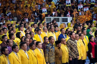 Ketika Megawati tak Bersemangat di Rapimnas Golkar