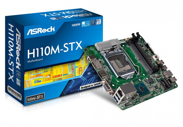 ASRock Rilis Motherboard Mungil H110M-STX