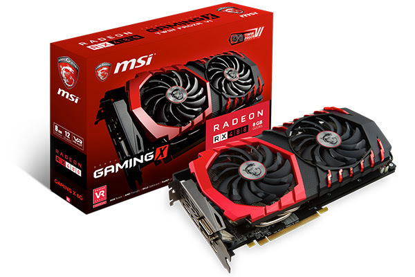VGA MSI RX 480 GAMING 4G/8G Adopsi Twin Frozr VI