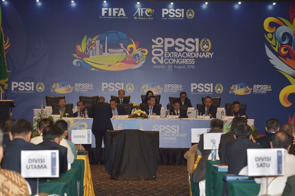 Suasana Kongres PSSI. (Foto: AFP/ Adek Berry)