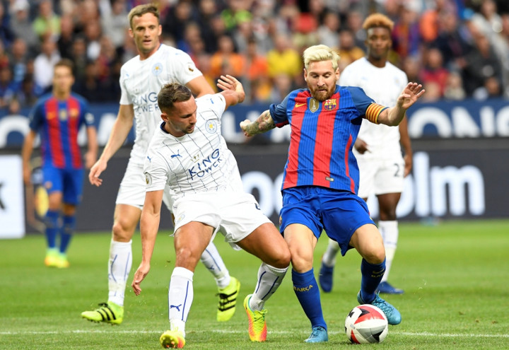 Kewalahan Ladeni Barca, Leicester Tertinggal Tiga Gol