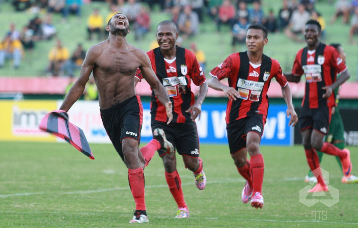 Dramatis, 10 Pemain Persipura Taklukkan Surabaya United