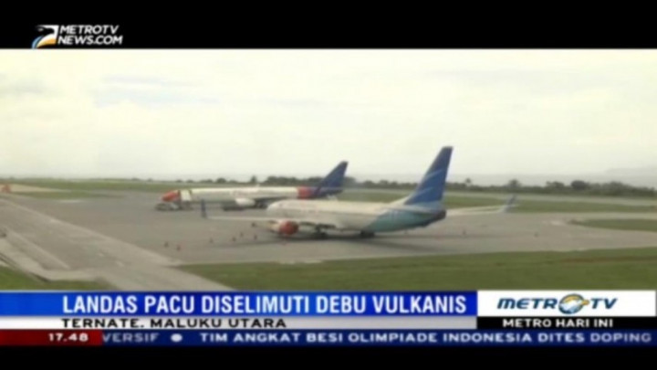 Gamalama Masih Erupsi, 30 Penerbangan Manado-Ternate Dibatalkan