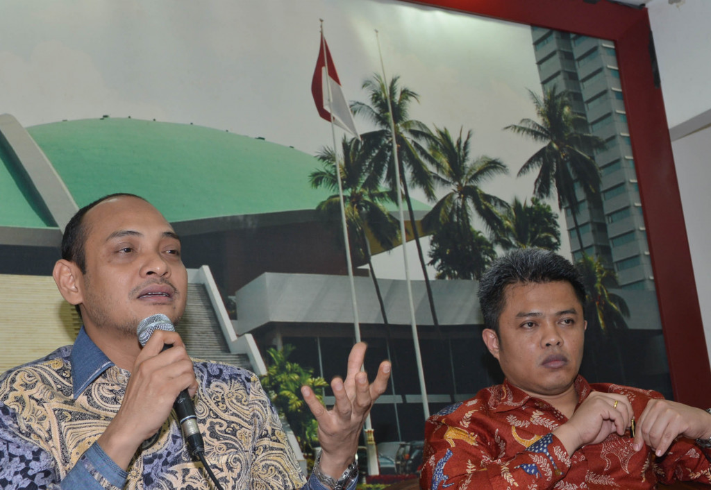 Anggota Banggar, Eka Sastra  (kiri). MI MOHAMAD IRFAN. 