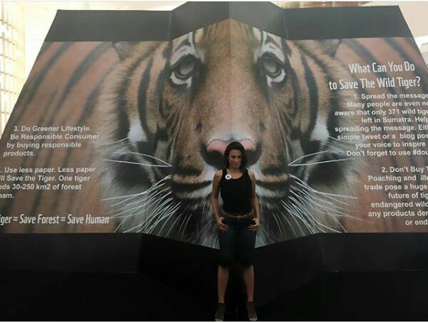 Davina Veronica Ajak Masyarakat Kota Lestarikan Harimau