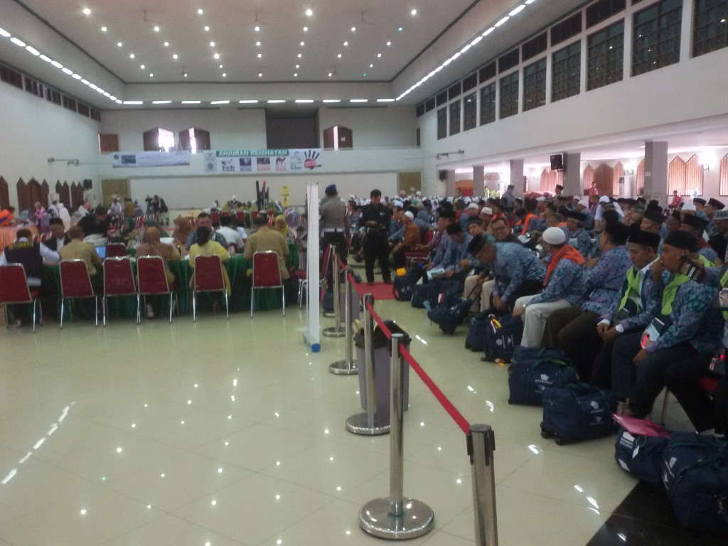 Suasana di Asrama Haji Pondok Gede, Jakarta Timur, Selasa 9 Agustus 2016. Foto: MTVN/Whisnu Mardiansyah