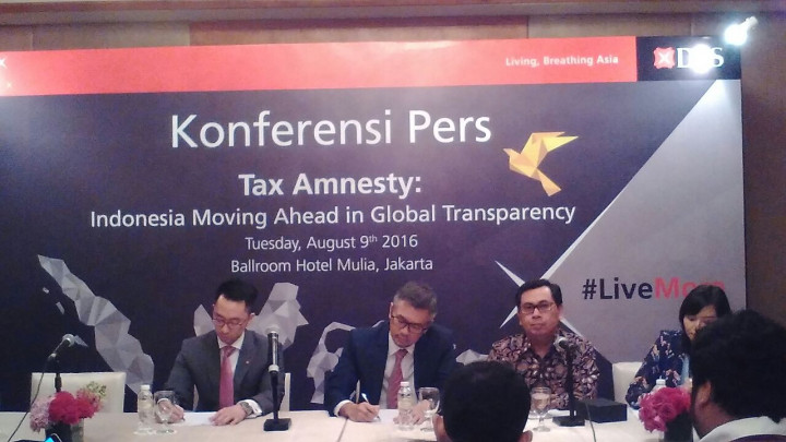 DBS Indonesia Dorong Pemerintah Gencar Sosialisasi <i>Tax Amnesty</i>