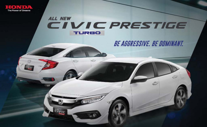 Civic Turbo Kini Ada Varian Prestige Plus Aksesori