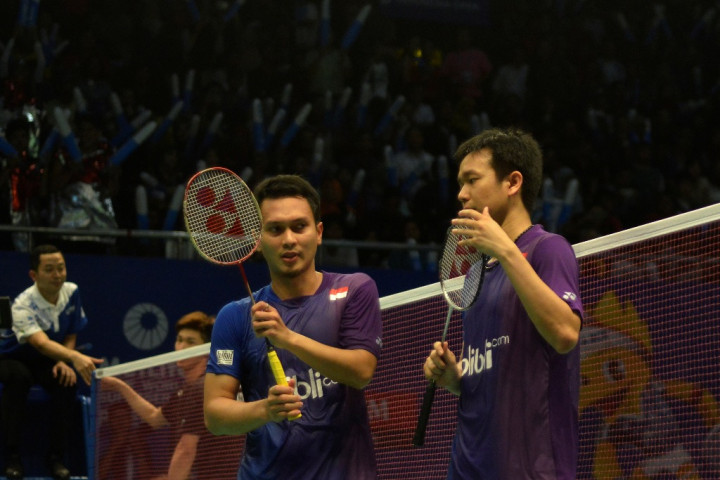 Ahsan/Hendra Ditumbangkan Pasangan Jepang