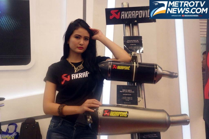 Mejeng di Pameran Mobil, Akrapovic Sasar Segmen Premium