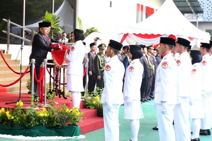 Merah Putih Berkibar di KBRI Kuala Lumpur