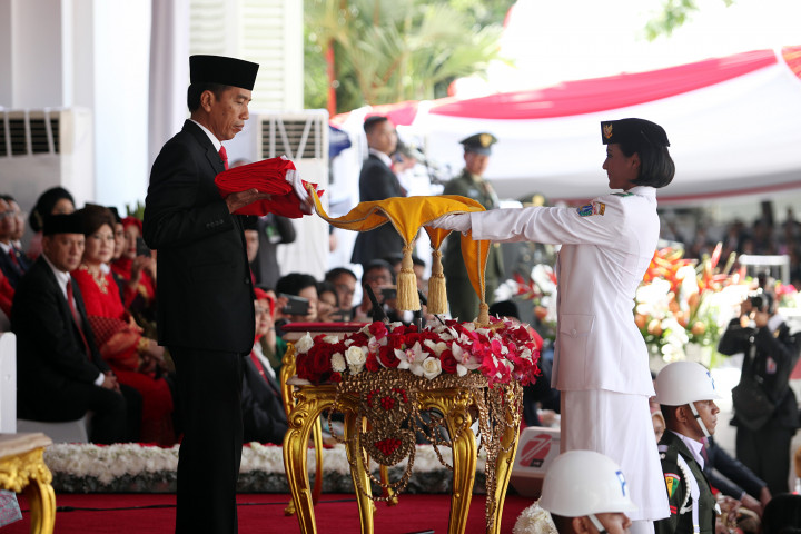 Cerita Nilam Sukma, Sang Pembawa Baki HUT ke-71 RI