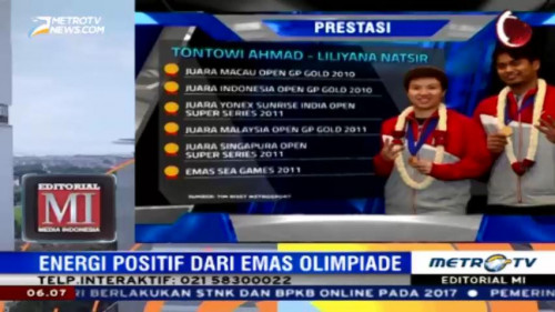 Energi Positif dari Emas Olimpiade