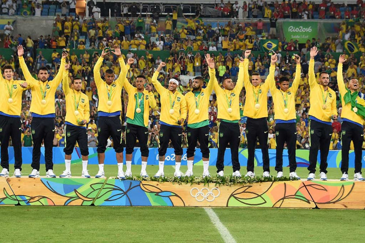 Brasil Raih Emas Perdana Sepak Bola Olimpiade