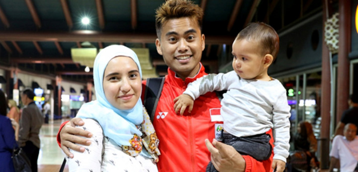 Pesan Istri Tontowi Jelang Final Olimpiade