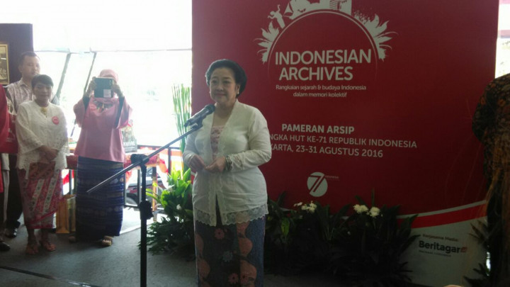 Pidato di Pameran Kearsipan, Mega Sindir Harga Bawang Selalu Naik