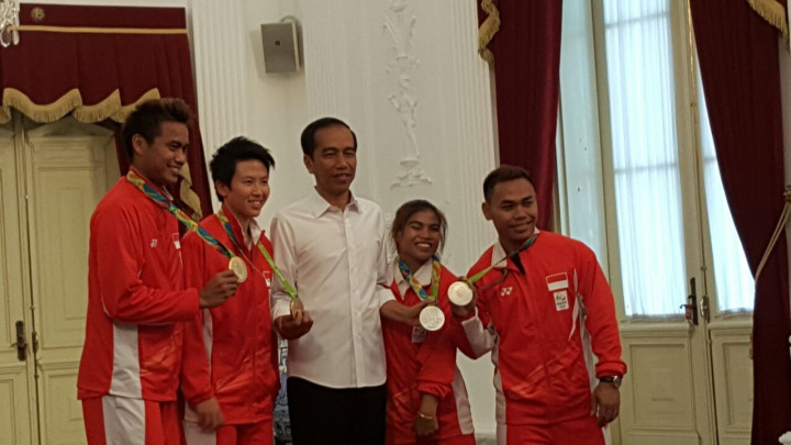 Terima Atlet Olimpiade, Jokowi Prioritaskan Cabor Berprestasi