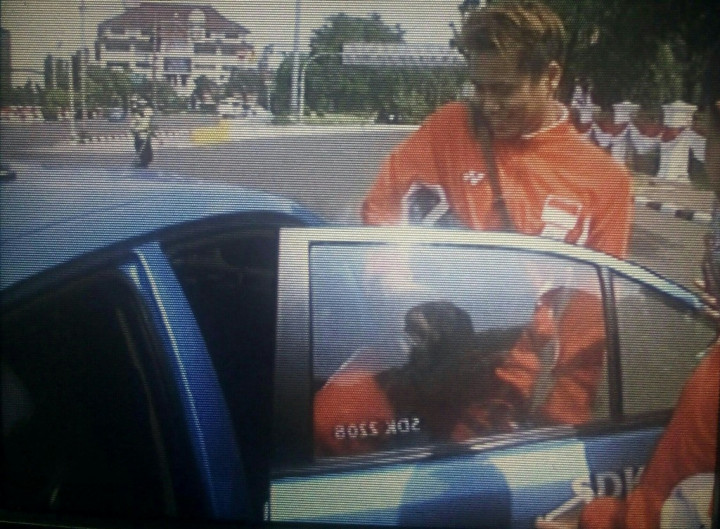 Usai Sambangi Istana, Owi/Butet Gunakan Taksi Menuju Markas PBSI