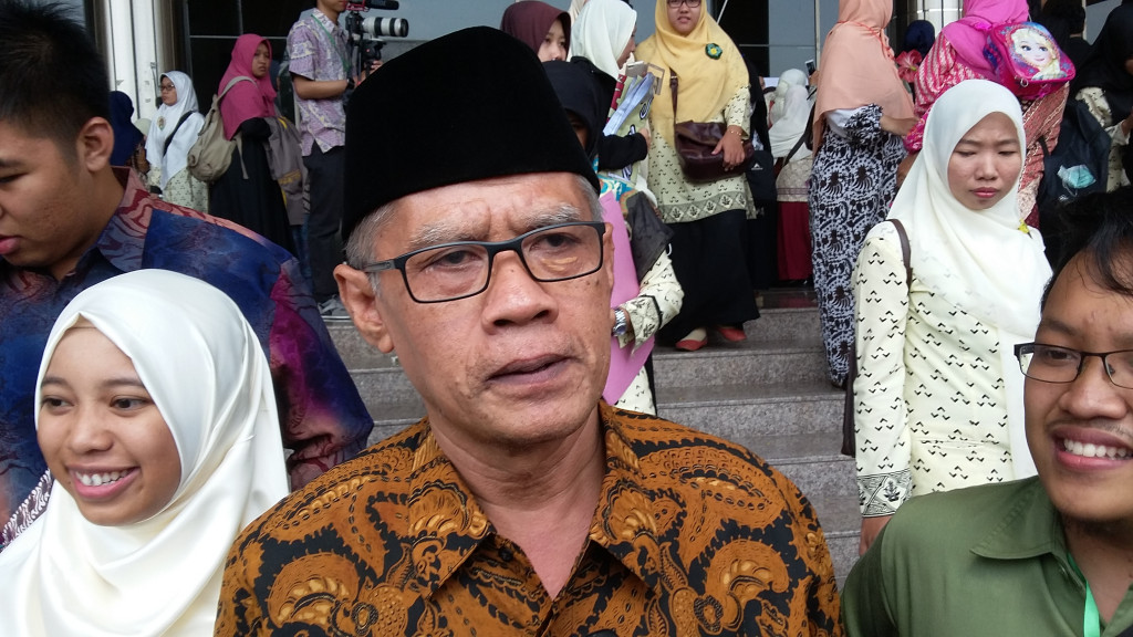 Ketua Umum PP Muhammadiyah, Haedar Nashir. Foto: Metrotvnews.com/Ahmad Mustaqim