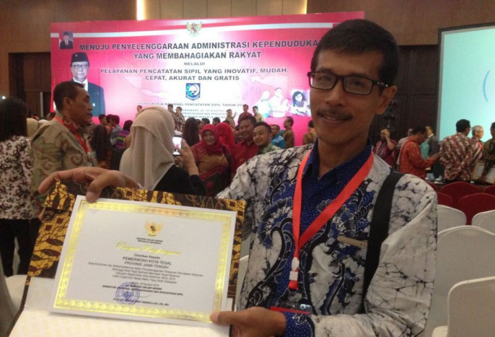 Kota Tegal Lampaui Target Nasional Pencatatan Akta Kelahiran