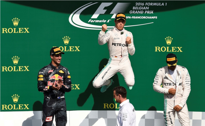 Nico Rosberg Rajai GP Formula 1 Belgia