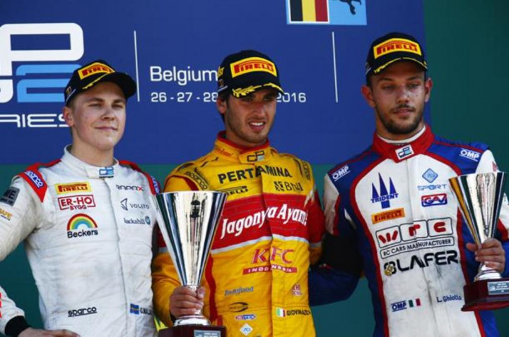 Pembalap Jagonya Ayam KFC Juara Sprint Race GP2 Belgia