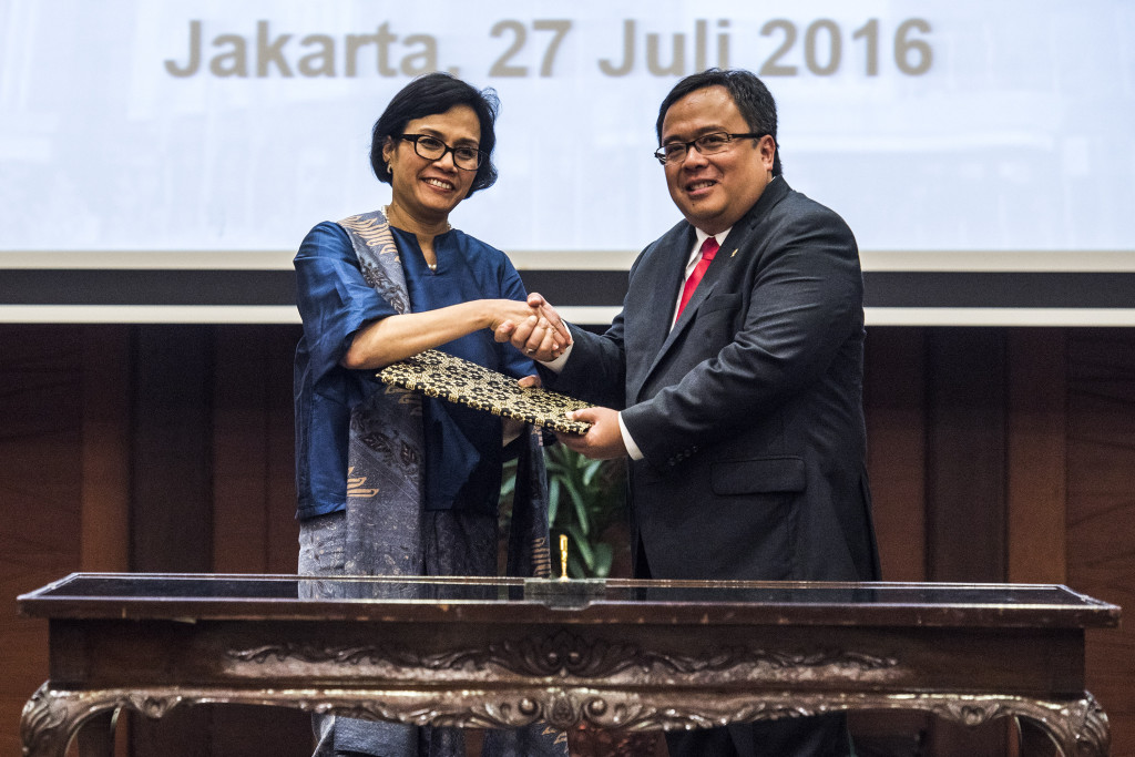 Menteri Keuangan (Menkeu) Sri Mulyani Indrawati . ANTARA FOTO/M Agung Rajasa.
