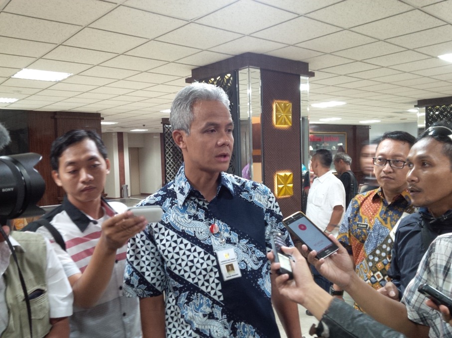 Gubernur Jawa Tengah Ganjar Pranowo. (Metrotvnews.com/Dhana Kencana)