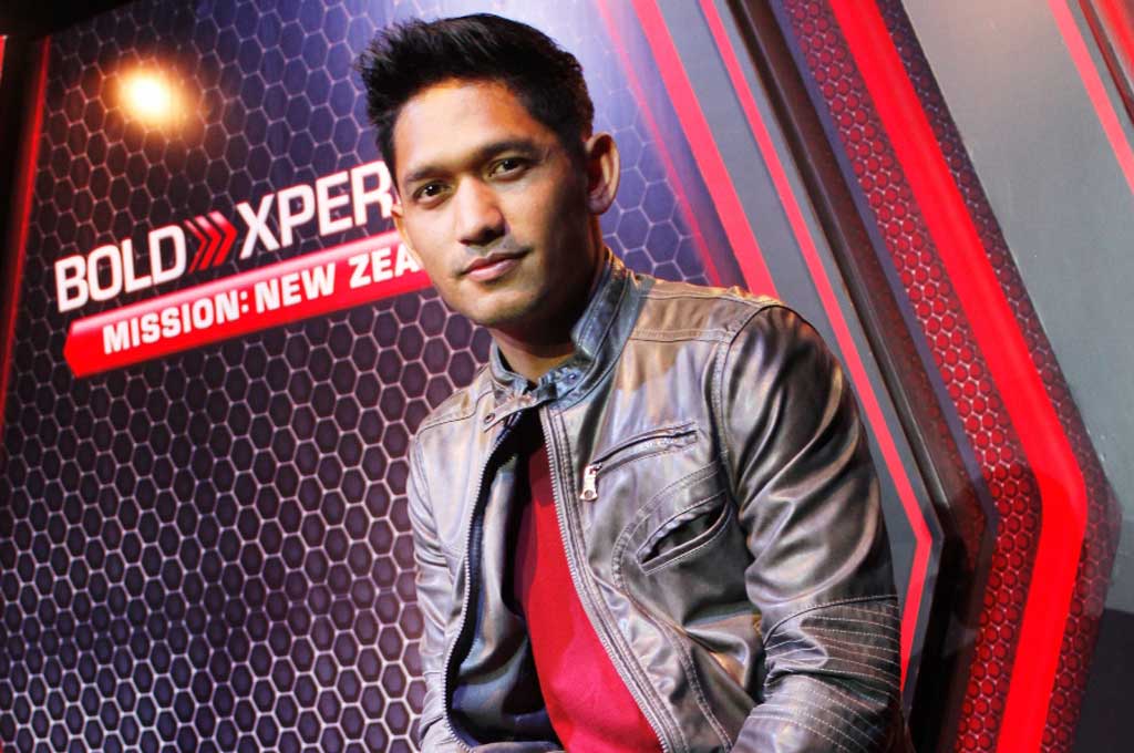 Ibnu Jamil ternyata menyukai motor trail sejak kecil. MTVN/Ekawan Raharja