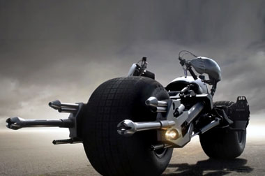 Batpod di Film The Dark Knight Dilelang