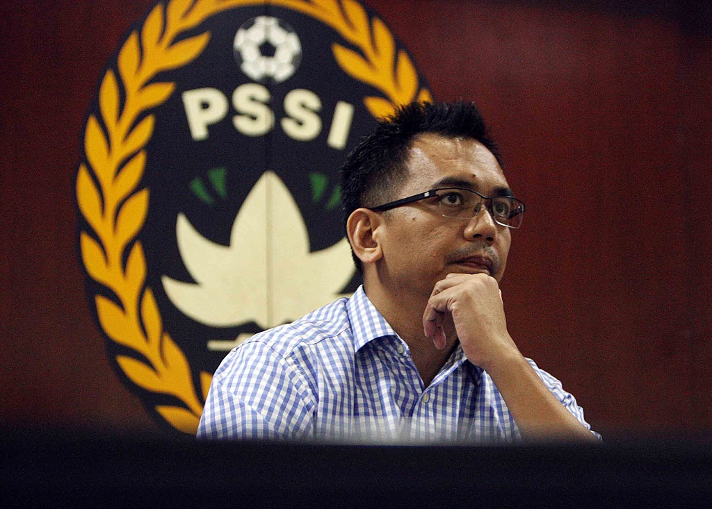 Sihar Sitorus saat masih menjabat sebagai Ketua Komite Kompetisi PSSI (Foto: Terbit/Topskor)